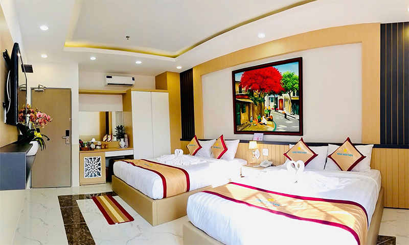 Minh Minh Nam Hotel Cần Thơ, bi-quyet-chon-giuong-go-khach-san